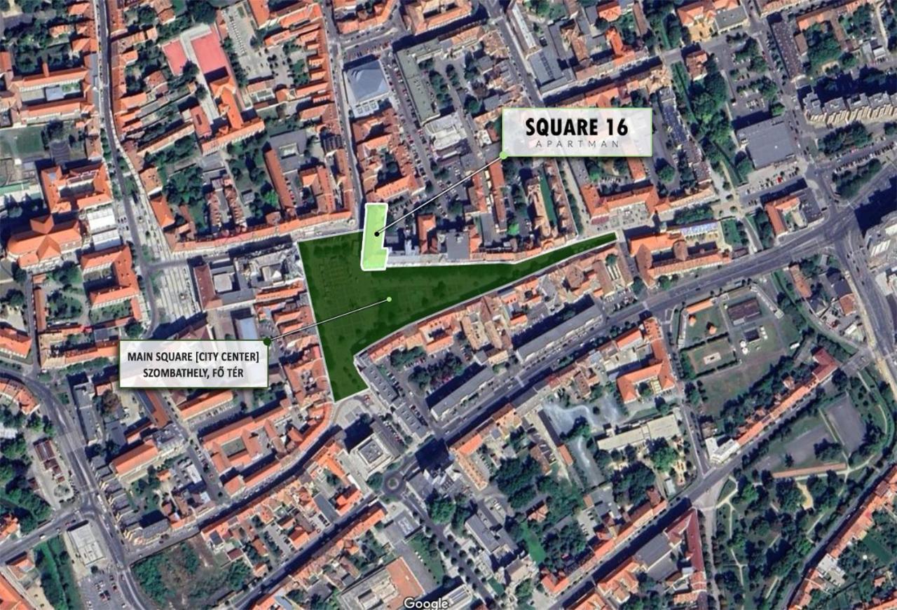 Square 16 Apartman - Absolutely Central Location With Self Check In Szombathely Buitenkant foto